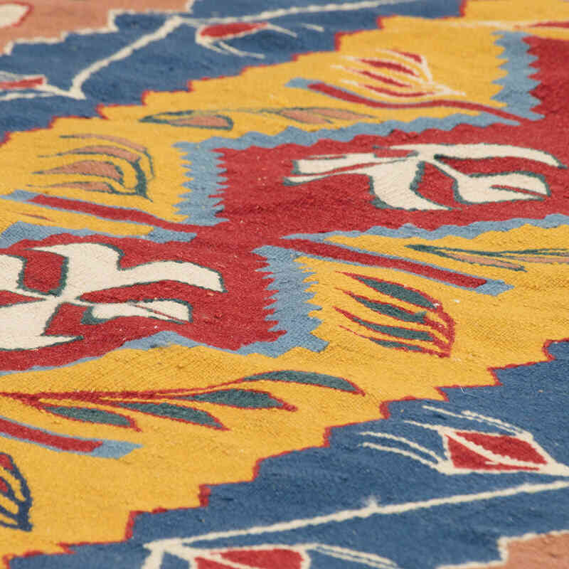 Yeni Kök Boya El Dokuma Kilim - 114 cm x 170 cm - K0077788