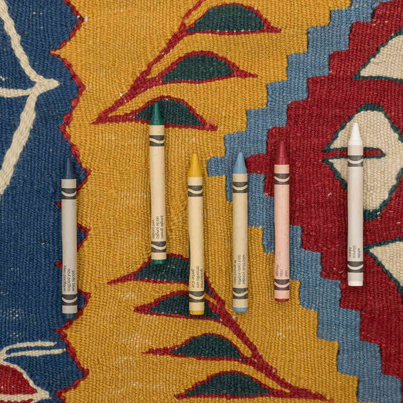 Yeni Kök Boya El Dokuma Kilim - 114 cm x 170 cm - K0077788