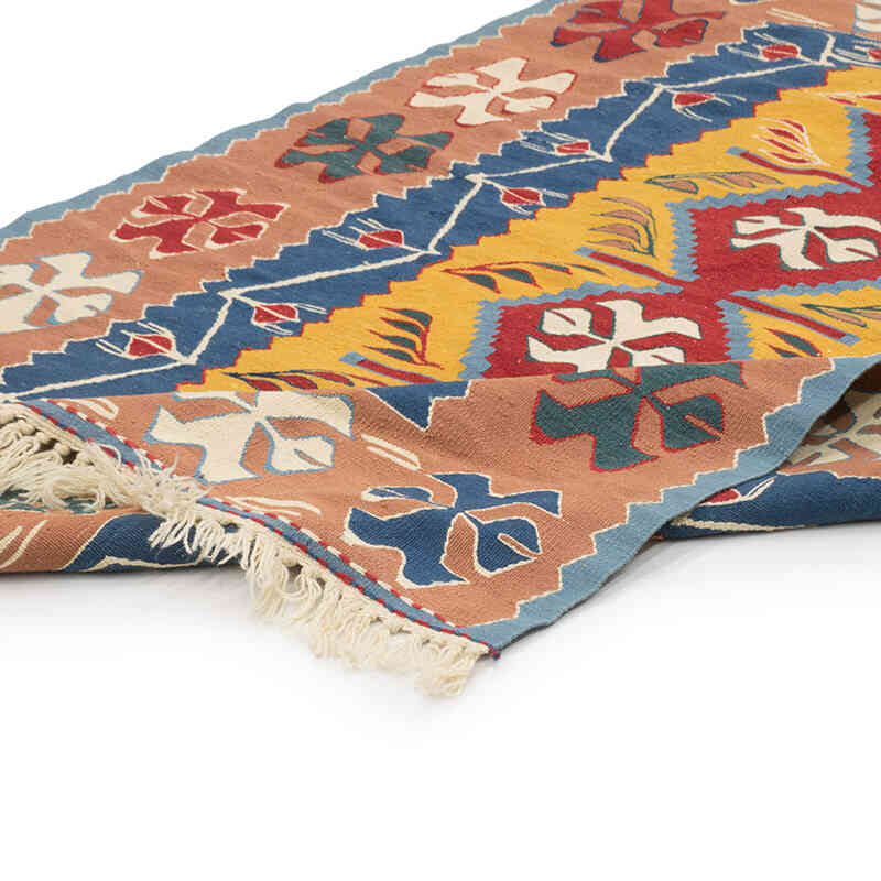 Yeni Kök Boya El Dokuma Kilim - 114 cm x 170 cm - K0077788
