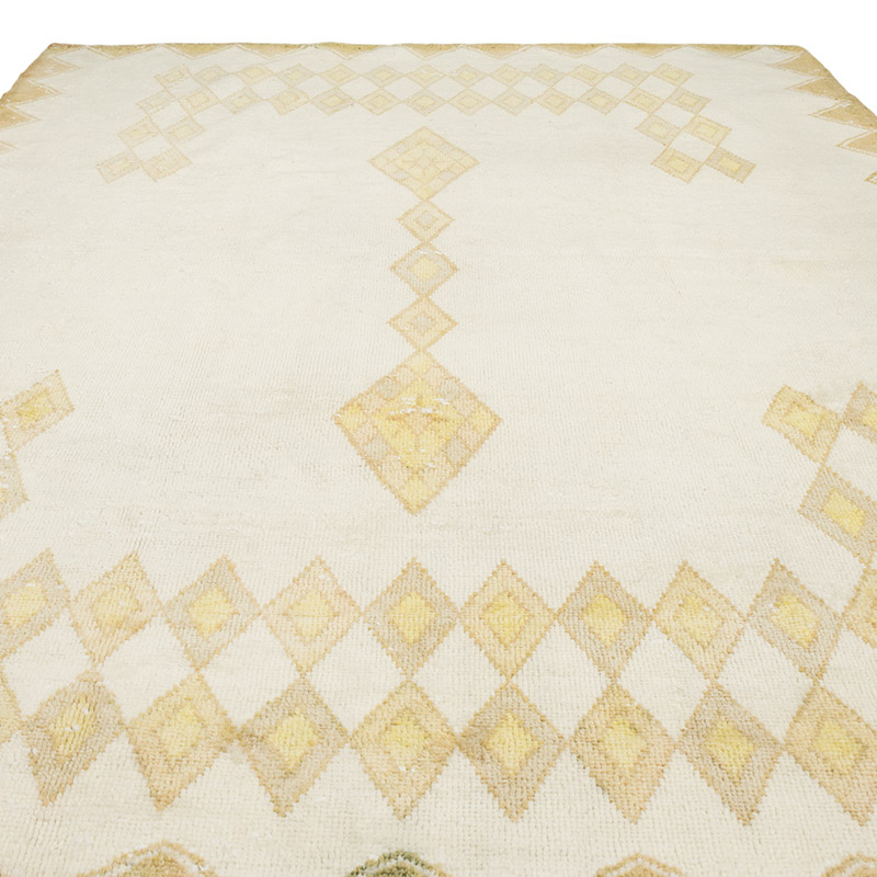 Vintage Hand-Knotted Turkish Rug - 8' 2" x 11' 2" (98" x 134") - K0077791