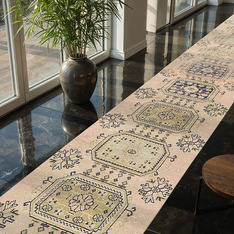 Alfombra Turca Vintage de pasillo - 86 cm x 600 cm - K0077795
