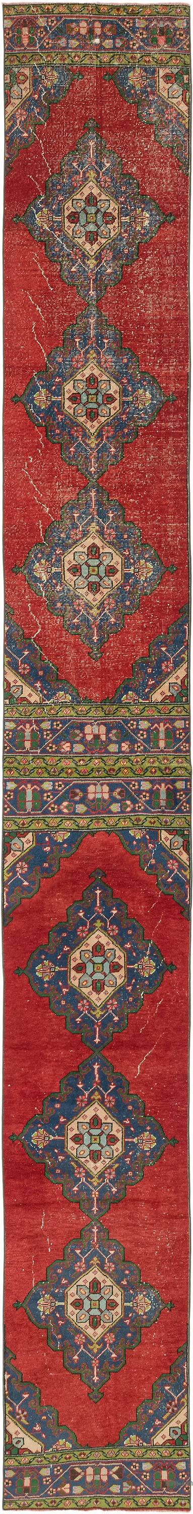 Alfombra Turca Vintage de pasillo - 82 cm x 685 cm