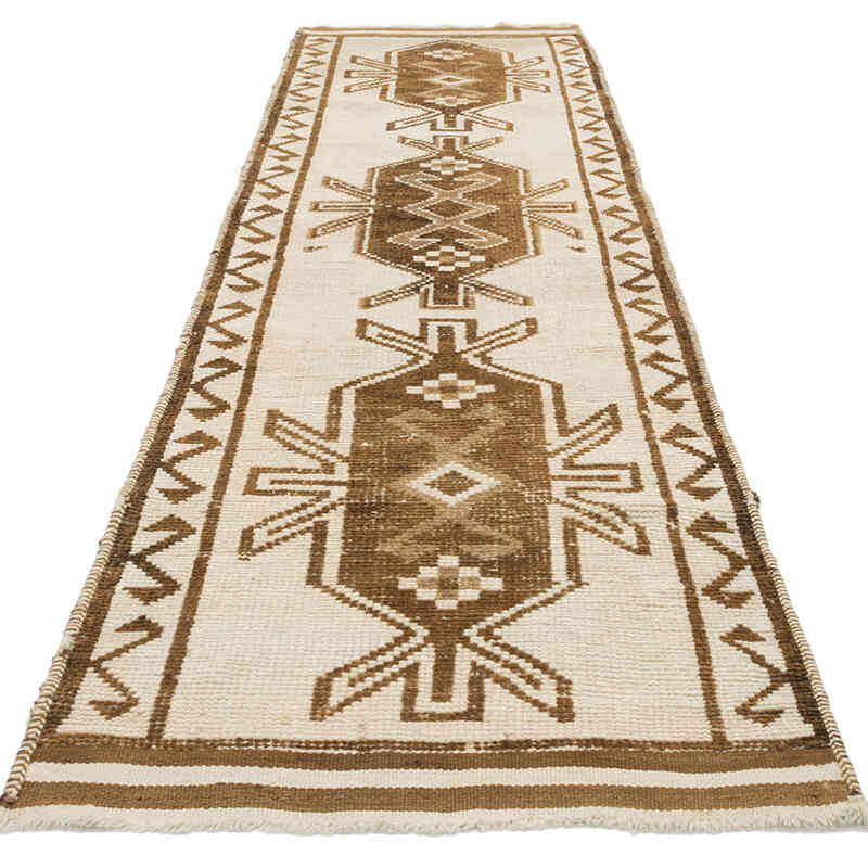 Alfombra Vintage de pasillo - 94 cm x 328 cm - K0077800