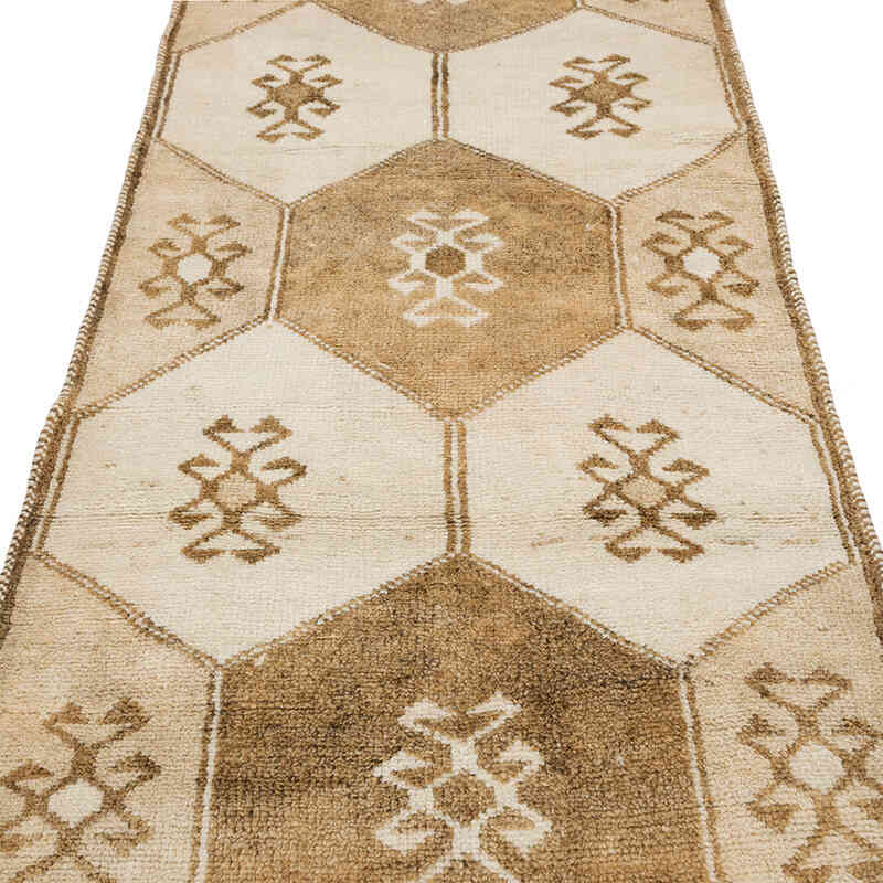 Vintage Tribal Runner Rug - 3' 3" x 10' 10" (39" x 130") - K0077803