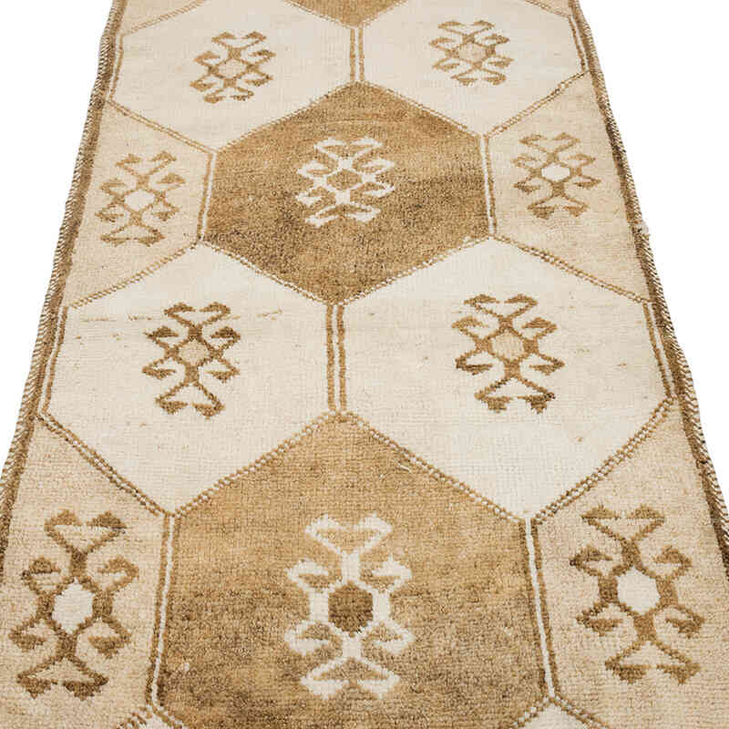Vintage Tribal Runner Rug - 3' 3" x 10' 10" (39" x 130") - K0077803