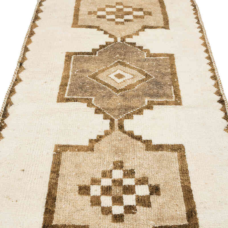 Vintage Tribal Runner Rug - 3' 8" x 11' 7" (44" x 139") - K0077809