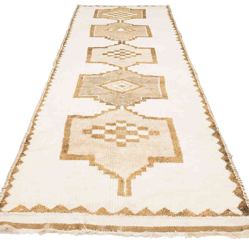 Vintage Tribal Runner Rug - 3' 8" x 11' 7" (44" x 139") - K0077809