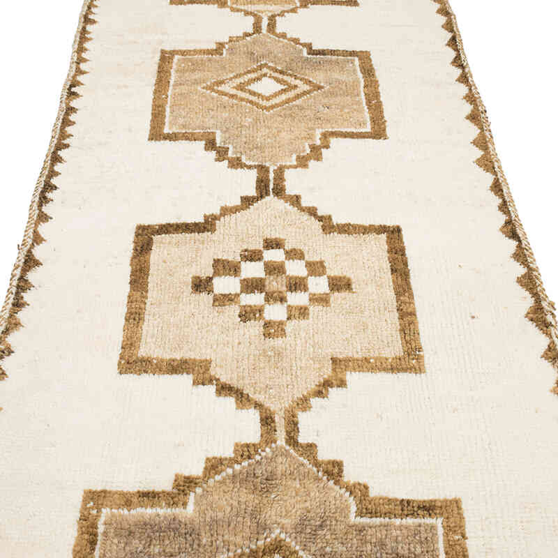 Vintage Tribal Runner Rug - 3' 8" x 11' 7" (44" x 139") - K0077809