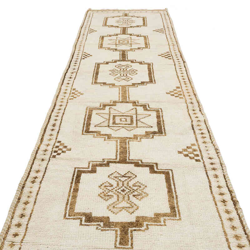 Vintage Tribal Runner Rug - 3' 1" x 12' 2" (37" x 146") - K0077812