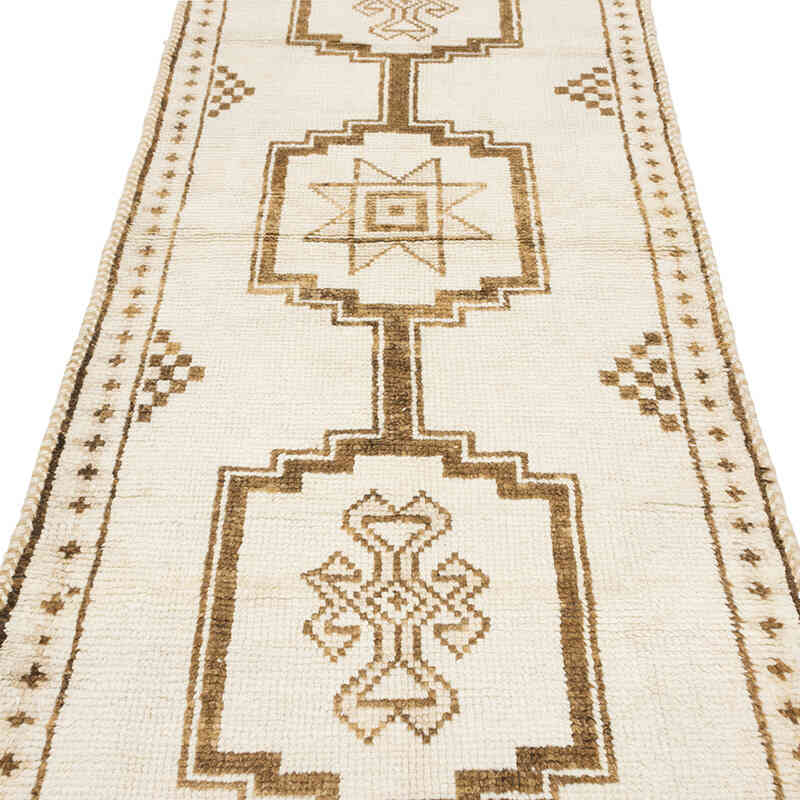 Vintage Tribal Runner Rug - 3' 1" x 12' 2" (37" x 146") - K0077812