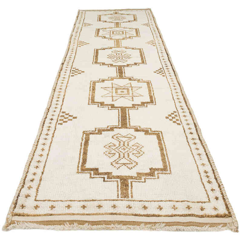 Vintage Tribal Runner Rug - 3' 1" x 12' 2" (37" x 146") - K0077812