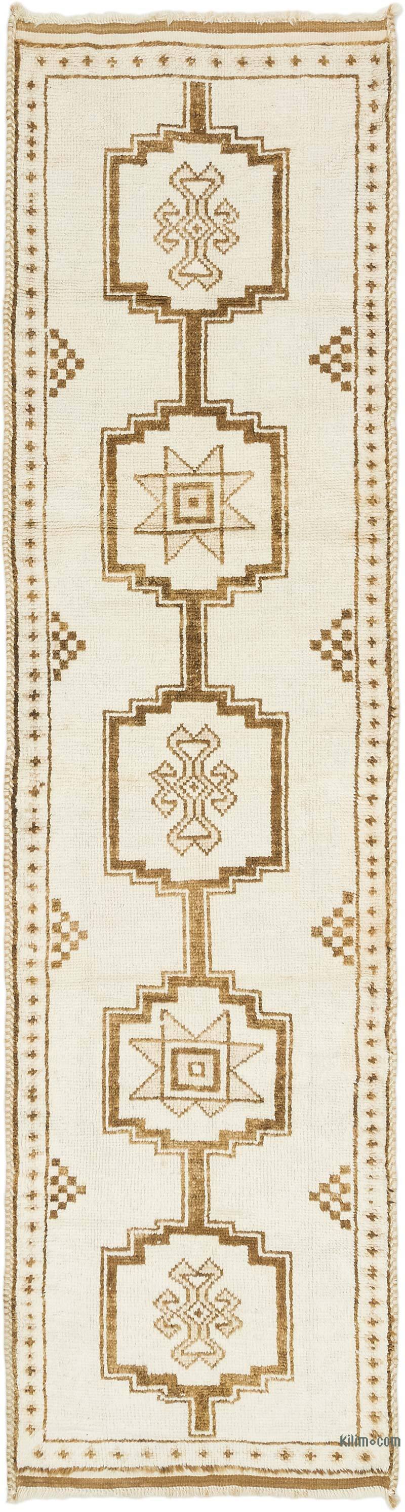Vintage Tribal Runner Rug - 3' 1" x 12' 2" (37" x 146") - K0077812