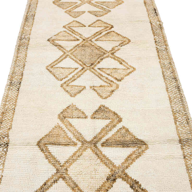 Vintage Tribal Runner Rug - 3' 3" x 10' 9" (39" x 129") - K0077814