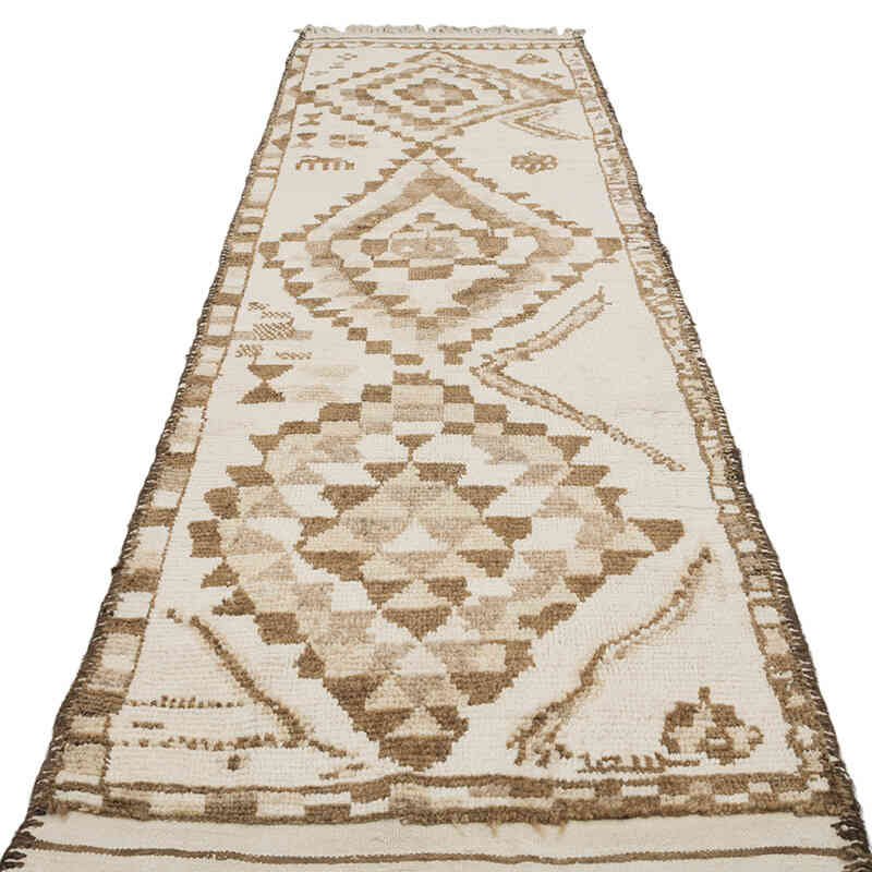 Vintage Tribal Runner Rug - 3'  x 11' 5" (36" x 137") - K0077820