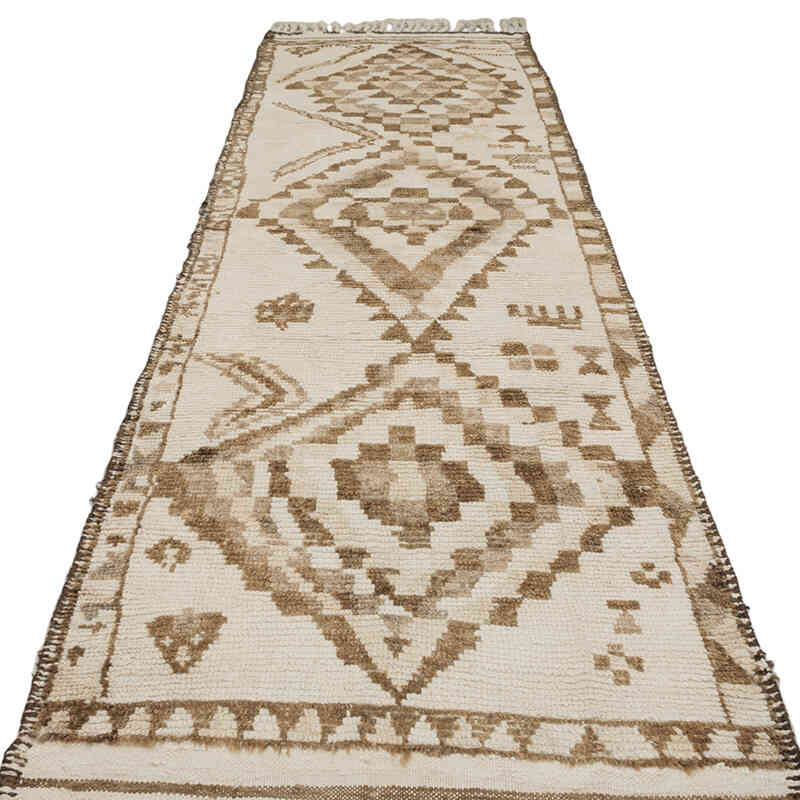 Vintage Tribal Runner Rug - 3'  x 11' 5" (36" x 137") - K0077820