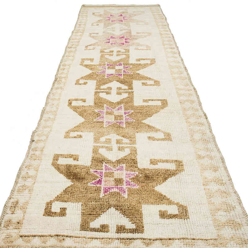 Vintage Tribal Runner Rug - 3' 3" x 11' 11" (39" x 143") - K0077823