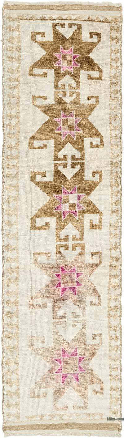 Vintage Tribal Runner Rug - 3' 3" x 11' 11" (39" x 143")