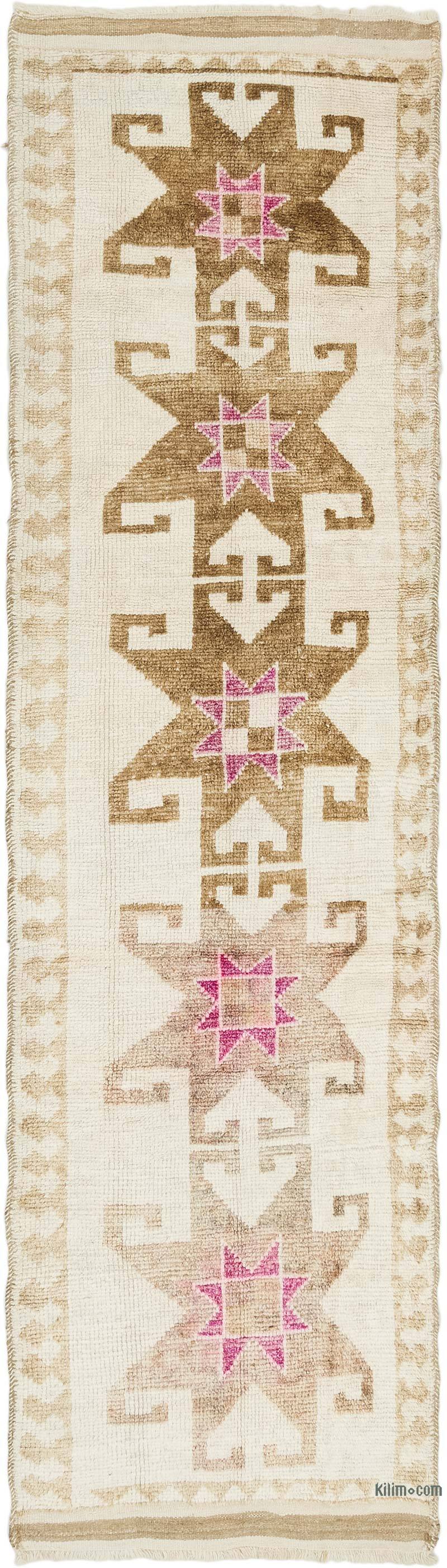 Vintage Tribal Runner Rug - 3' 3" x 11' 11" (39" x 143") - K0077823