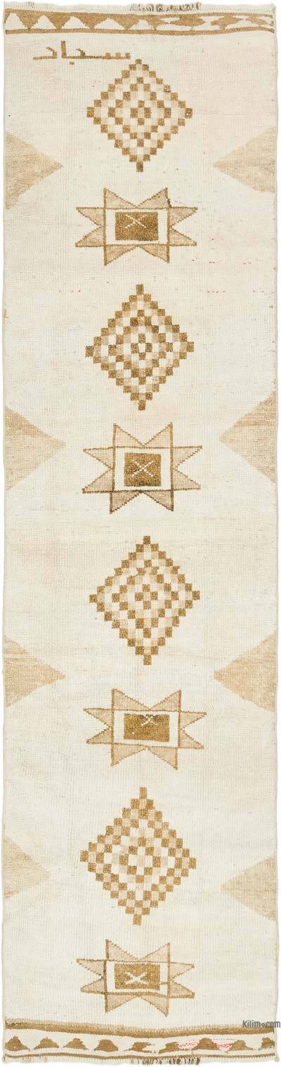Vintage Tribal Runner Rug - 2' 11" x 11' 10" (35" x 142")
