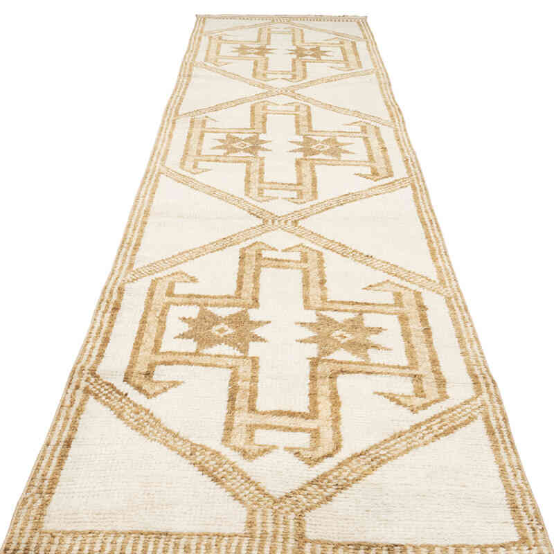 Alfombra Vintage de pasillo - 87 cm x 353 cm - K0077825