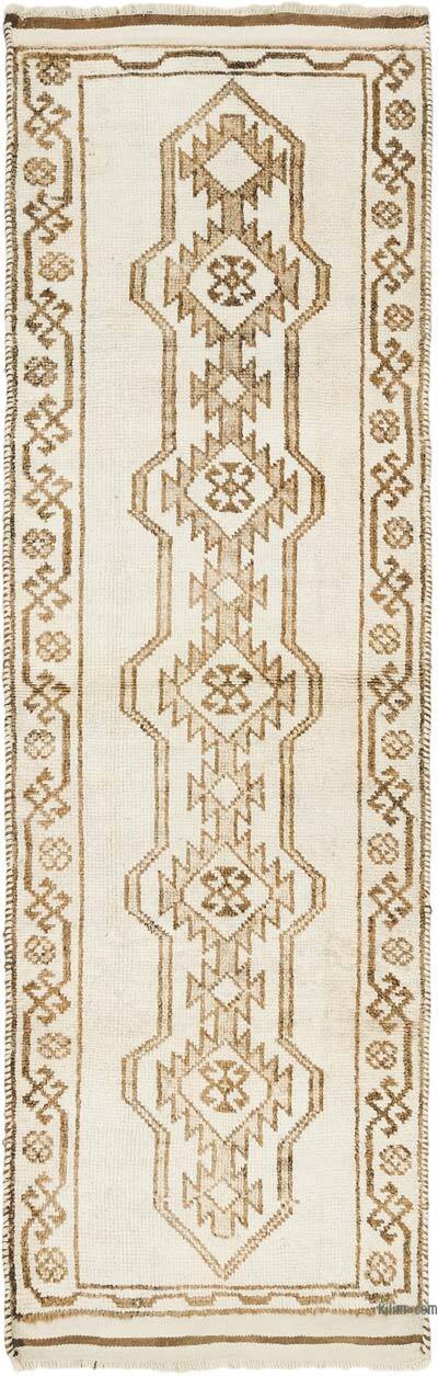 Vintage Tribal Runner Rug - 3' 6" x 11' 5" (42" x 137")