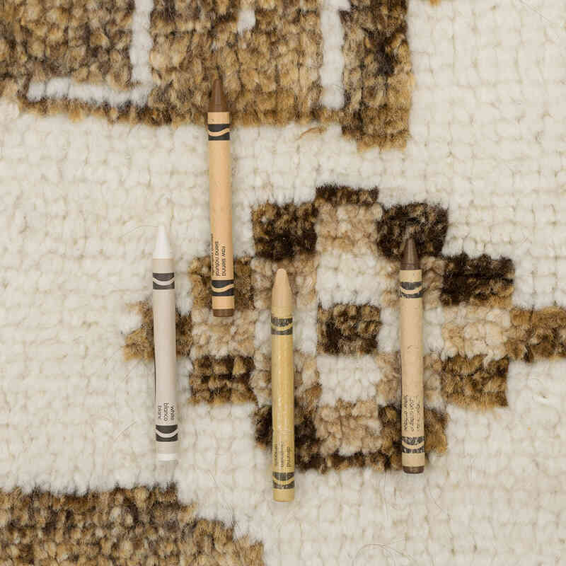 Alfombra Vintage de pasillo - 92 cm x 392 cm - K0077833