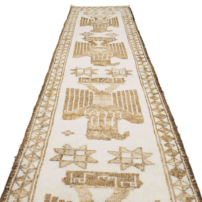 Alfombra Vintage de pasillo - 92 cm x 392 cm - K0077833