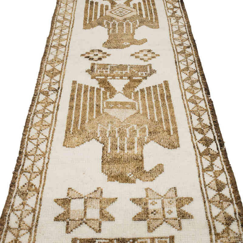 Alfombra Vintage de pasillo - 92 cm x 392 cm - K0077833