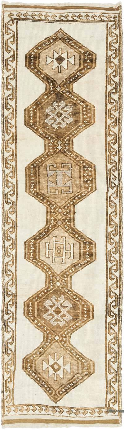 Alfombra Vintage de pasillo - 108 cm x 378 cm