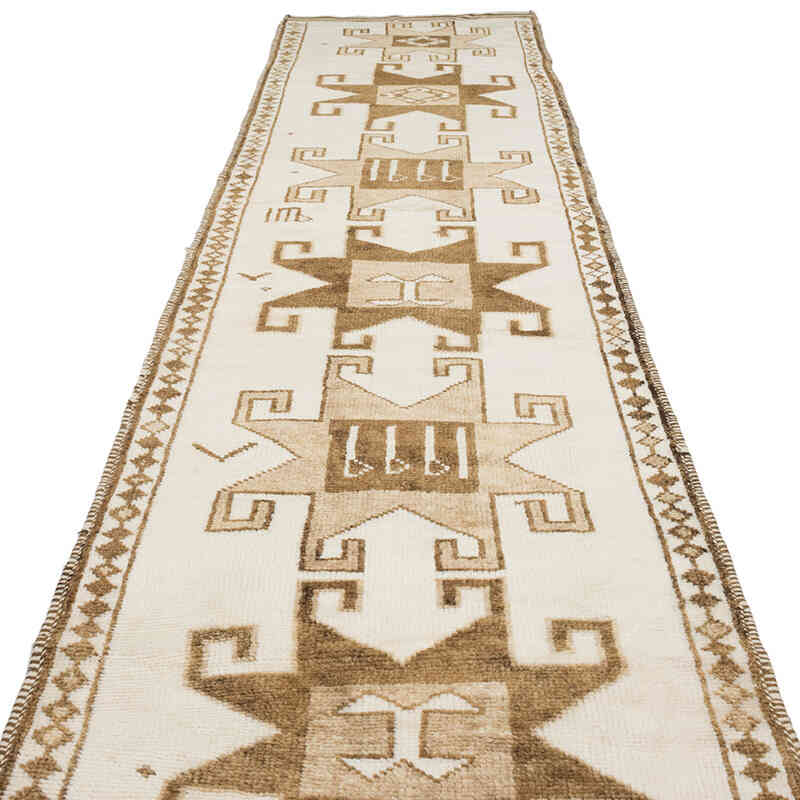 Vintage Tribal Runner Rug - 3' 4" x 13' 5" (40" x 161") - K0077839