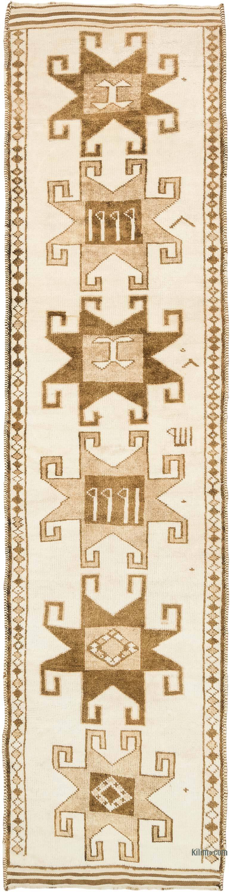 Vintage Tribal Runner Rug - 3' 4" x 13' 5" (40" x 161") - K0077839