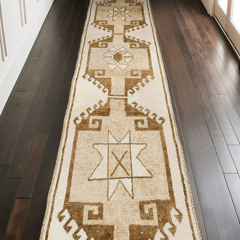 Alfombra Vintage de pasillo - 105 cm x 364 cm - K0077843