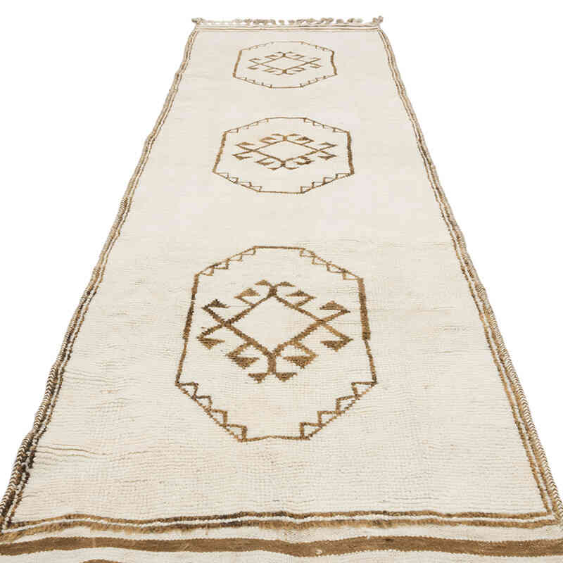 Vintage Tribal Runner Rug - 3' 3" x 11' 9" (39" x 141") - K0077844