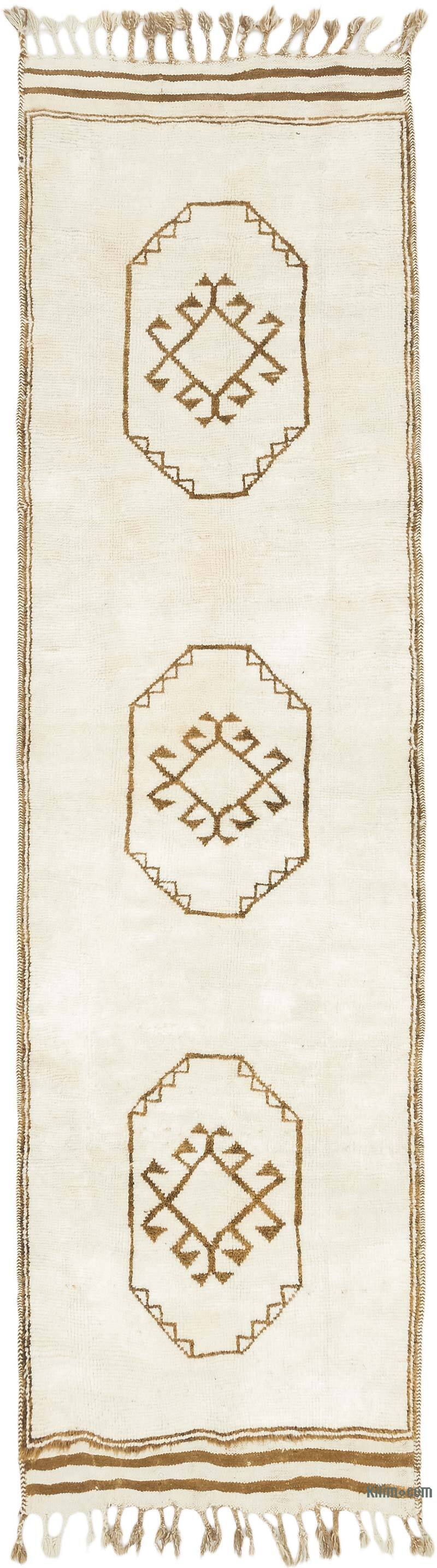 Vintage Tribal Runner Rug - 3' 3" x 11' 9" (39" x 141") - K0077844