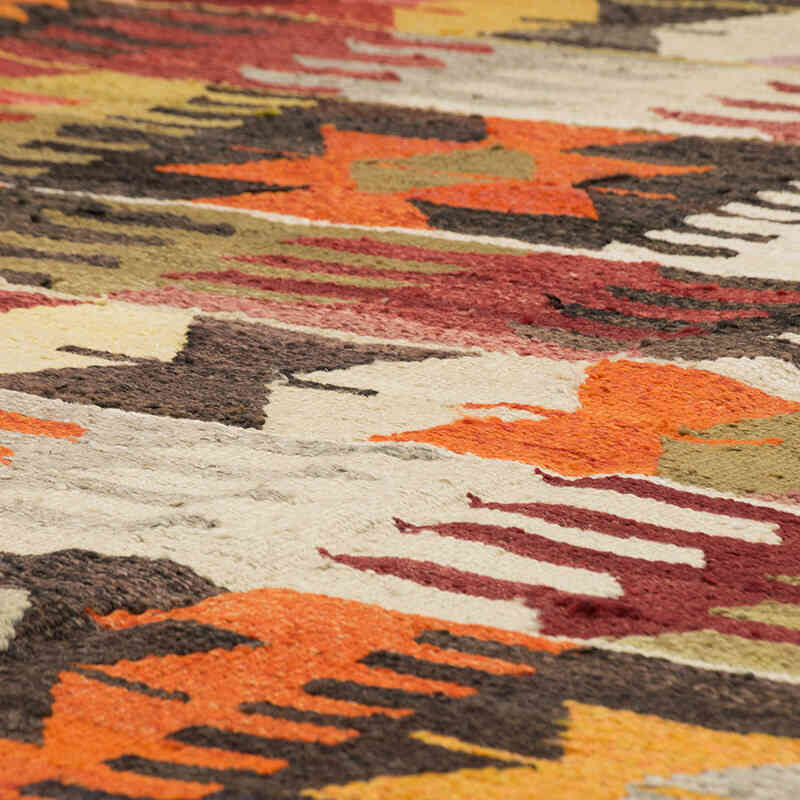 New Turkish Handwoven Kilim Rug - 10' 3" x 13' 9" (123" x 165") - K0077847
