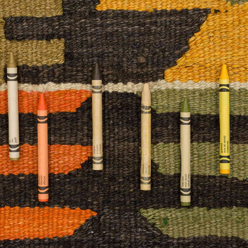 New Turkish Handwoven Kilim Rug - 10' 3" x 13' 9" (123" x 165") - K0077847