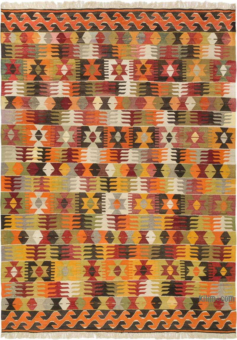 New Turkish Handwoven Kilim Rug - 10' 3" x 13' 9" (123" x 165") - K0077847