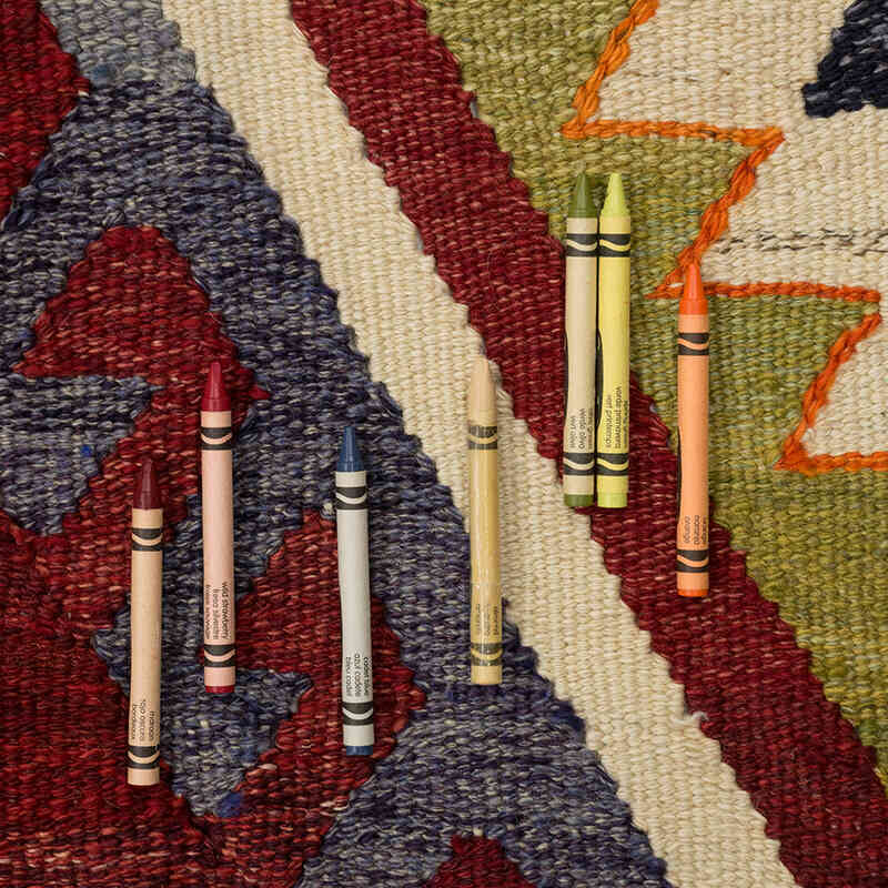 New Turkish Handwoven Kilim Rug - 11' 7" x 15' 5" (139" x 185") - K0077857
