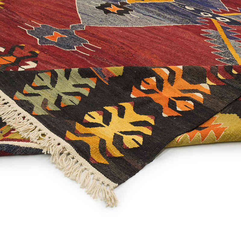 New Turkish Handwoven Kilim Rug - 11' 7" x 15' 5" (139" x 185") - K0077857
