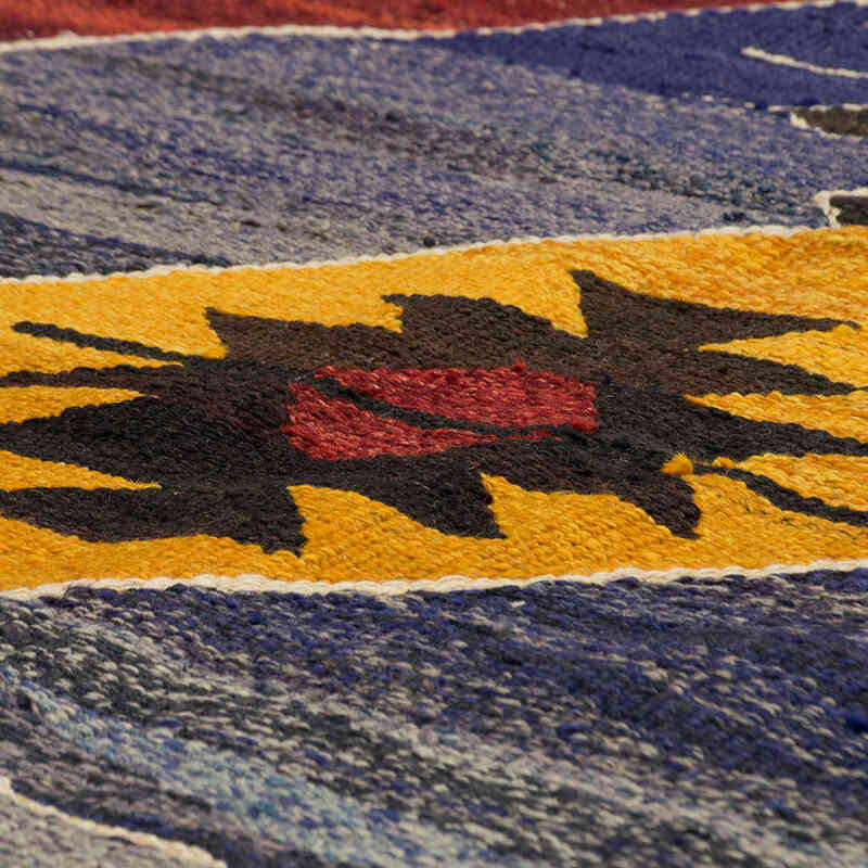 New Turkish Handwoven Kilim Rug - 11' 7" x 15' 5" (139" x 185") - K0077857