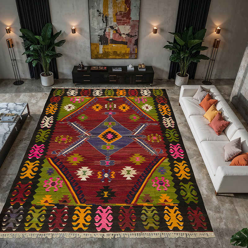 Nueva Alfombra Turca Kilim - 330 cm x 438 cm - K0077859