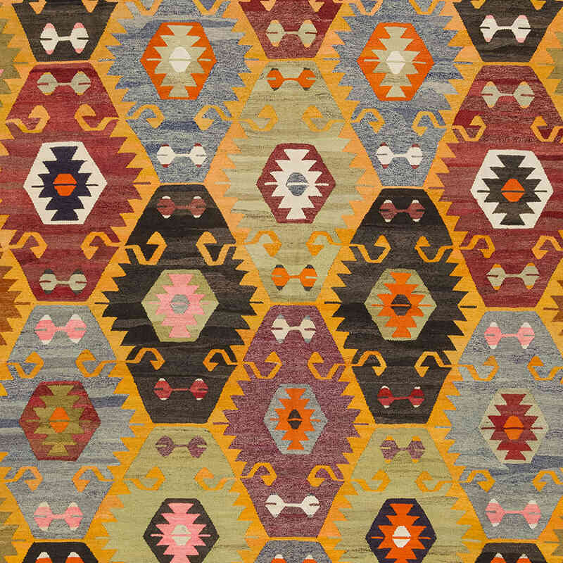 Yeni Kök Boya El Dokuma Kilim - 322 cm x 451 cm - K0077861