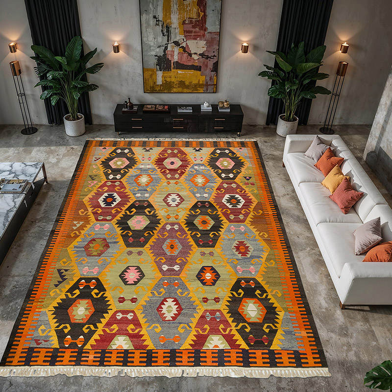 Yeni Kök Boya El Dokuma Kilim - 322 cm x 451 cm - K0077861