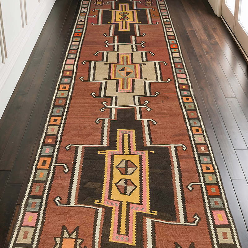 Alfombra Kars Kilim Vintage - 140 cm x 385 cm - K0077862