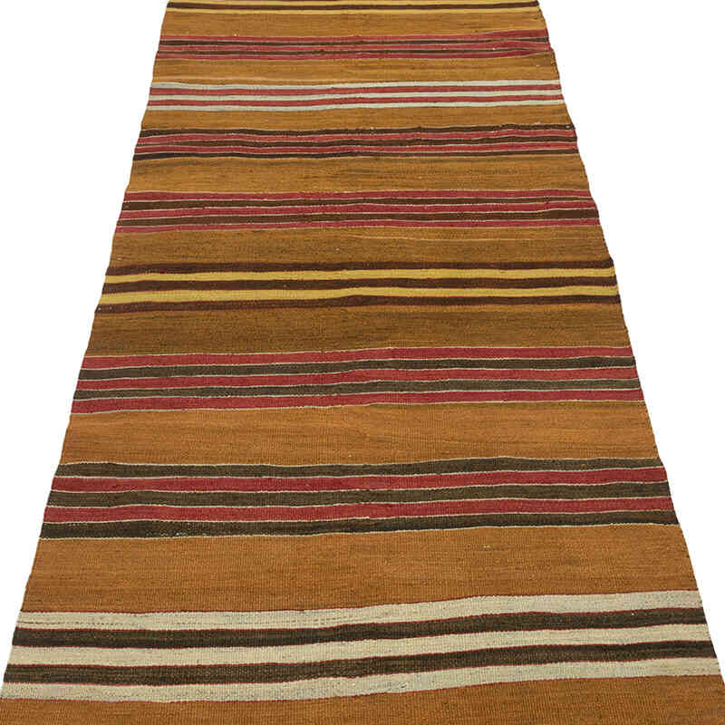 Vintage Kirsehir Kilim Runner - 2' 10" x 14' 4" (34" x 172") - K0077863