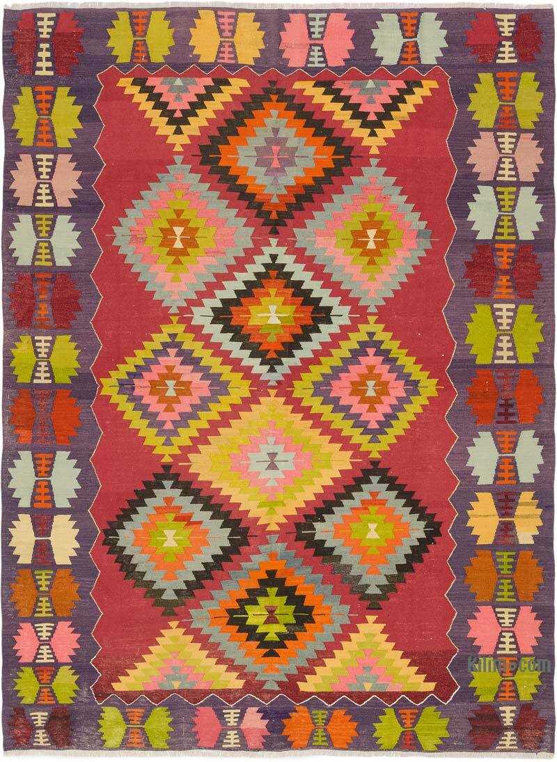 Alfombra Vintage Manisa Kilim - 195 cm x 263 cm - K0077868