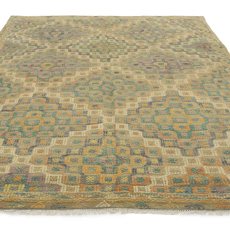 Vintage Anatolian Jijim - 5' 7" x 8' 2" (67" x 98") - K0077869