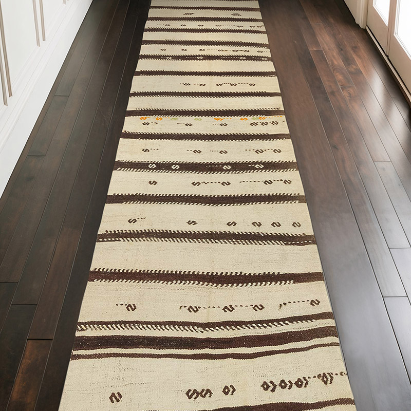 Corredor Vintage Anatolian Kilim - 105 cm x 355 cm - K0077872