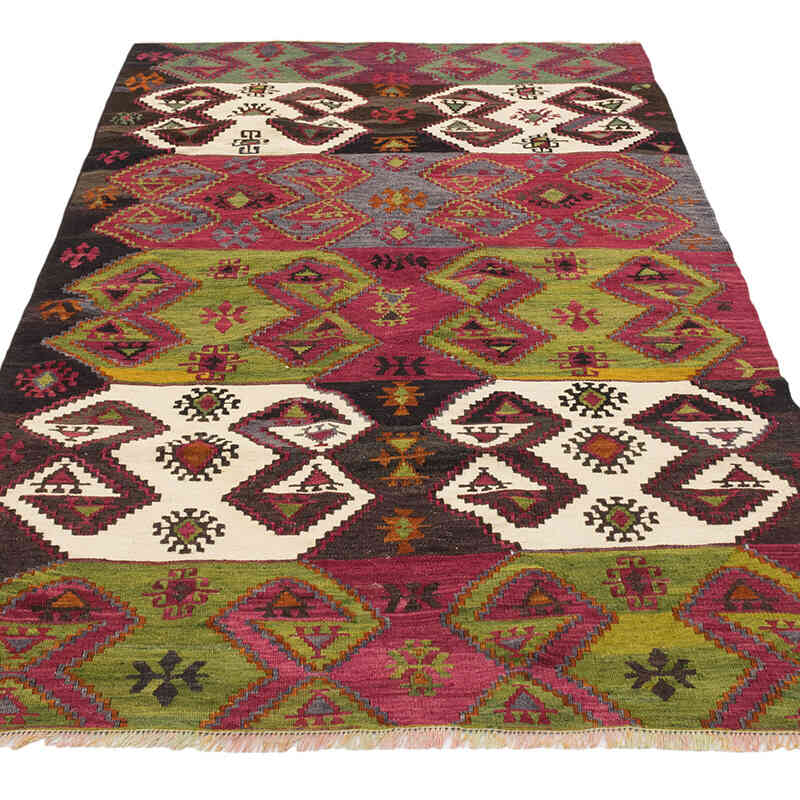 Alfombra Vintage Afyon Kilim - 106 cm x 187 cm - K0077875