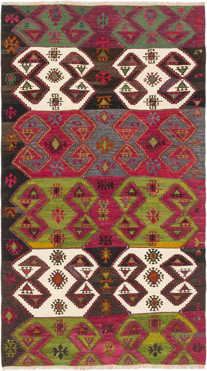 Alfombra Vintage Afyon Kilim - 106 cm x 187 cm - K0077875